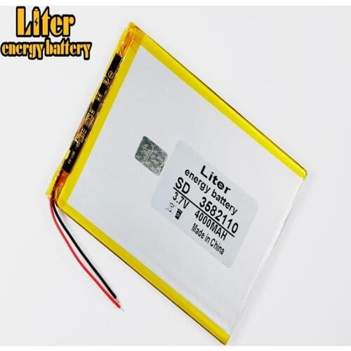 3582110 4000mAh 3.7V new Tablet PC battery all brands flat-panel universal polymer lithium