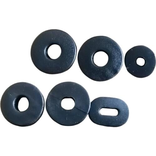 6pcs Performance Rubber Side Cover Grommet Eyelet Ring Replacement for Suzuki GN125 GN125 HJ125 HJ125-K3