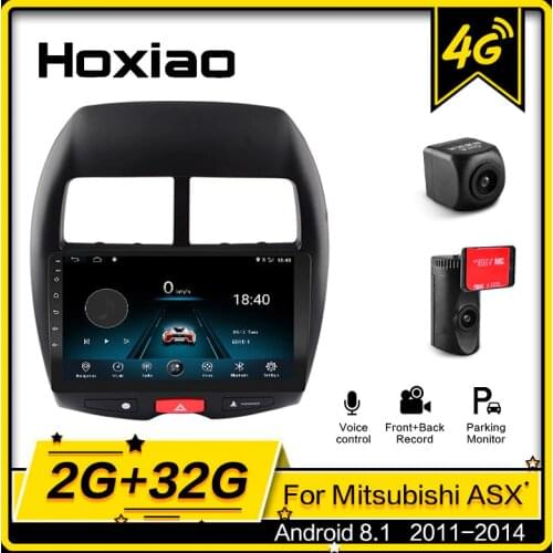 8 Core RDS 2 Din Android 8.1 Car Radio Multimedia Video Player for Mitsubishi ASX 2010 2011 2012 2013 2014-2017 Carplay GPS AM