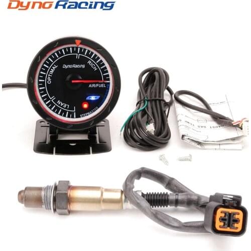 Dynoracing 60MM 12V Car Air Fuel Ratio Gauge with Front Narrowband Oxygen Sensor For 1999-2010 Hyundai Accent
