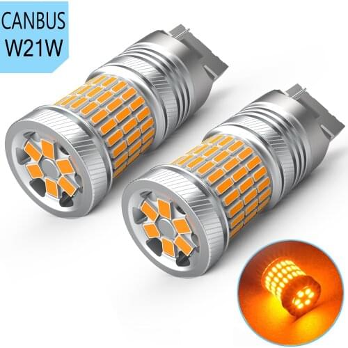 Canbus LED Turn Signal Light W21W T25 Bulb On Car Accessories Automotive Goods For Alfa Romeo Giulietta Mito 156 159 147 Giulia