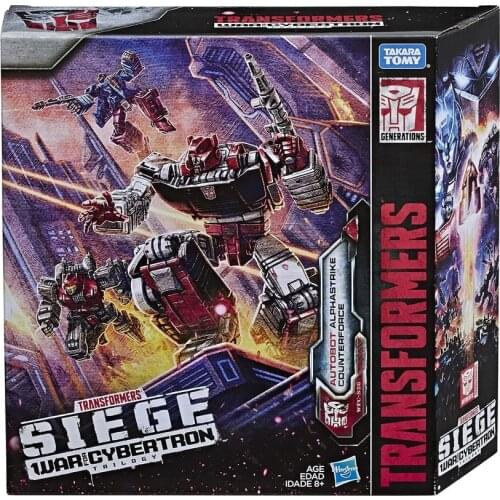 13cm Transformers Speelgoed Generations War for Cybertron Deluxe Wfc-S26 Autobot Alphastrike Counterforce 3 Pack Action Figure