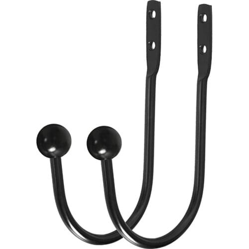 Hot Curtain Holdbacks,Wall Mounted Curtain Tieback Hooks,Metal Decorative Window Drapery Holder Curtain Hook