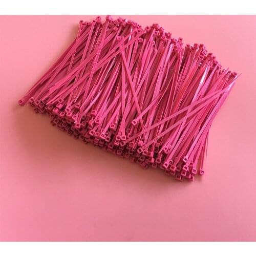 Xingo 100pcs 3.6x150mm Self locking Colorful Nylon Cable Zip Ties Loop Wrap Bundle Ties UL Rohs Approved 6 inch cable ties