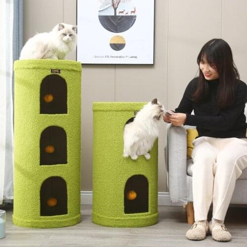 Cat tree hole cat litter cat climbing frame cat litter cat villa four seasons universal cat scratcher