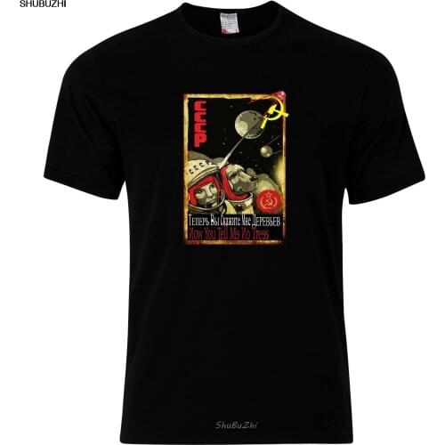 SPACE DOG CCCP COSMONAUGHT T SHIRT USSR Russia Russian Cool Casual pride t shirt men Unisex New shubuzhi tshirt sbz3031