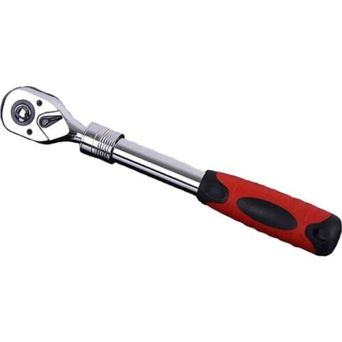 WEEKS Ratchet Wrench Hand Tools Chrome Vanadium Steel Torque Wrench Ratchet Socket Wrench Universal Wrench
