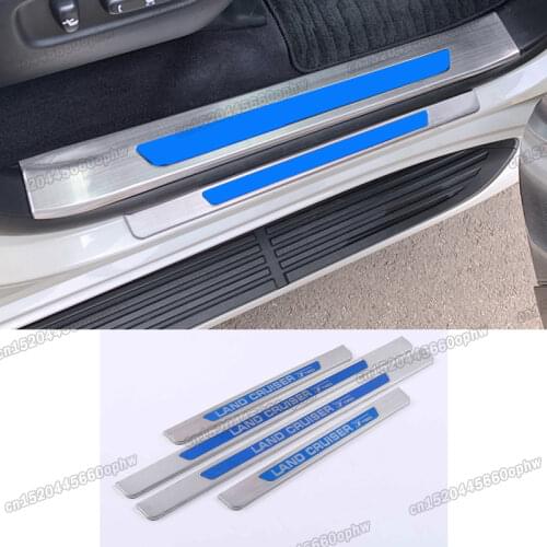 Lsrtw2017 car door sill threshold for Toyota Land Cruiser 2008 2009 2010 2011 2012 2013 2014 2015 2016 2017 2018 2019 2020 lc200