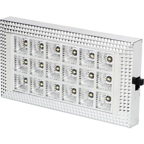 ITimo Roof Ceiling Lamp Bulb Rectangular Car Dome Light 18LED Auto Interior Light Car-styling White