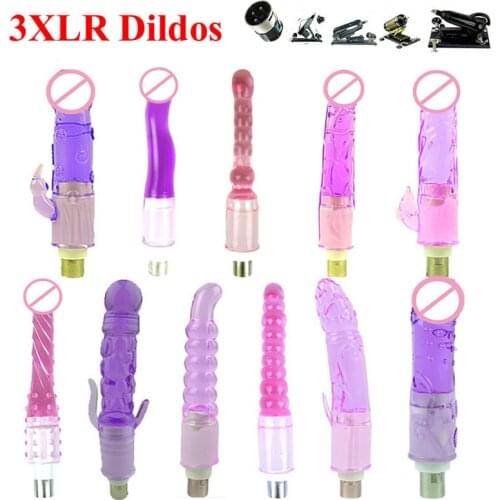 Entry Level Sex Machine Attachment 3XLR Accessories Dildos Anal Masturbation aircraft Cup Sex Products For Women