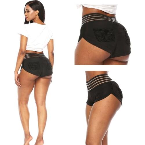 Sports fitness sexy yoga shorts, high waist ruffle style leggings, stretch yoga leggings, sports running shorts, hip shorts