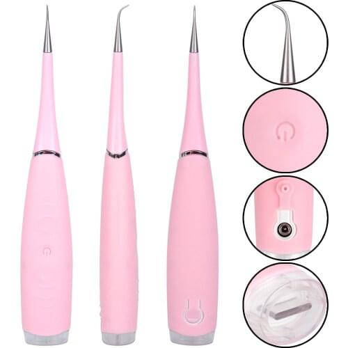 USB Recharge Vibrition Sonic Dental Scaler Tooth Calculus Remover Tooth Powerful Home Stains Tartar Cleaner Hygiene Whiten Teeth