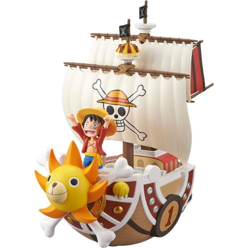 100% Original Banpres Onepiece Figure Thousand Sunny MEGA WCF Figure PVC Action Model Toys Anime Figure