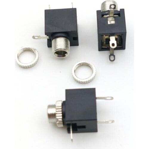 1000pcs 3.5mm Female MONO Audio Switched Socket Panel Jack
