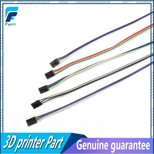 2pcs 1M NAMA17 42 Stepper Motor Cables Compatiable With Mini-Rambo Einsy Rambo Rambo 1.3 1.4 F/ Prusa i3 MK2 MK2S MK3 3D Printer