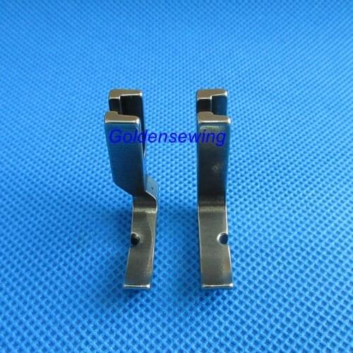 2 PCS Zipper PIPING CORDING FOOT HIGH SHANK for JUKI BROTHER HIGHLEAD SINGER CONSEW