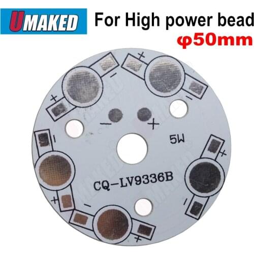 50mm 5W/15W led aluminum plate base board, LED PCB board for flashlight, bulb light. heat sink board Free shipping