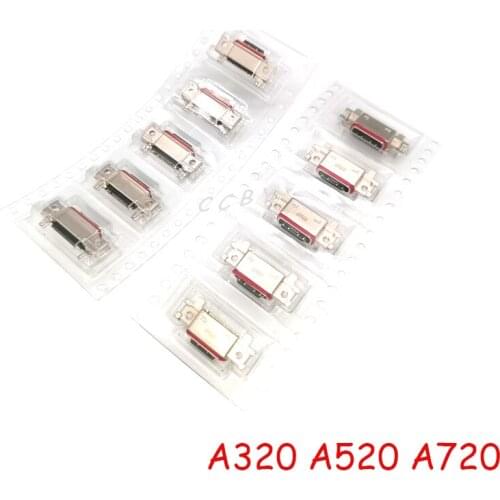 50pcs For Samsung Galaxy 2017 A3 A5 A7 A320 A520 A720 USB Charging Port Connector Charge Jack Socket Plug Dock Flex