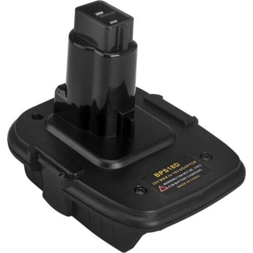 DM18D Battery Adapter with USB Port Convert 20V Li-Ion Battery DCB204 DCB205 or M18 Battery To 18V Battery DC9096 DW9096 DC9098