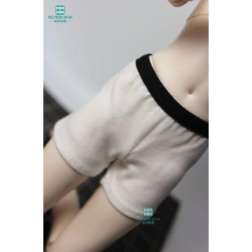 BJD dolls accessories fits 1/3 1/4 1/6 BJD Doll SD briefs white gray leopard print