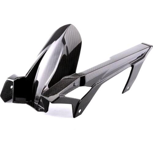 Smok Motorcycle Accessories Back Fender for Kawasaki NINJA 400 2018 2019 Carbon Fiber Modified Back Mudguard with Chain Cover