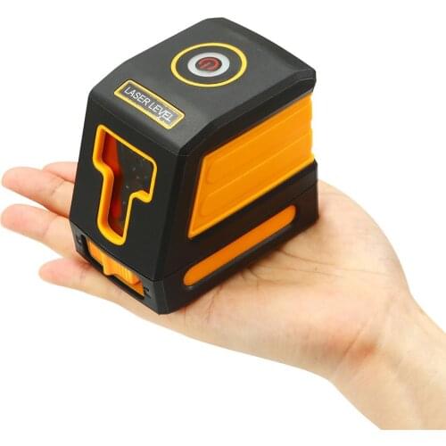 Leveler self Leveling Automatic Alarm Portable Mini 2 Line Red Light Levels Measurement Tool 635NM