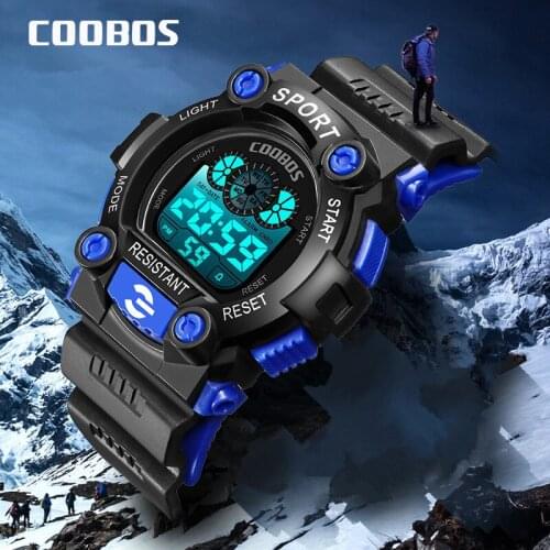 Fashion Mens Sport Watch Led Electronic Men Digital Watches Silicone Strap Waterproof Casual Women Children Clock Zegarek Meski