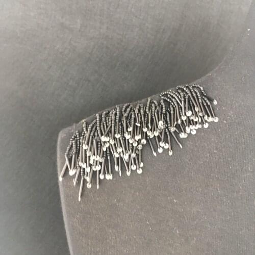 Handmade A0126-5 epaulette jewelery tassel big shoulder brooch epaulet /epaulettes spikes/escapulario blazer accessories