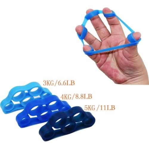 Finger Gripper Strength Trainer Resistance Bands Hand Grip Wrist Trainer Yoga Wrist Exercise Fitness Massager Equipment Dropship