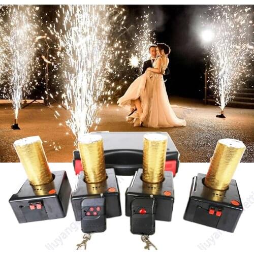 Fireworks Fountain Base Firing System Safe Wire Igniter Party Celebration D04 Double Remote Control 4 Channel Sparkle Wireless