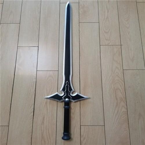 Cosplay Anime 2nd Season Sword Art Online Kirigaya Kazuto Elucidator Sword Prop Role Playing SAO Kirito 109cm PU Weapon Prop