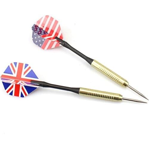 Copper Steel Needle Dart UK & USA National Flag Dart Top Quality Pricking Balloon Dart