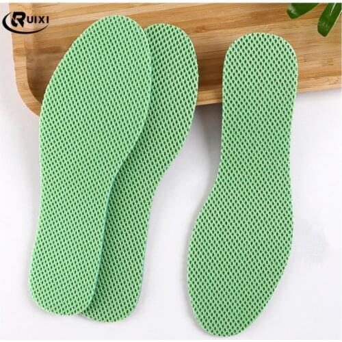Mint deodorant sockliner healthy light weight insole sweat wicking, breathable mesh inset into men and women
