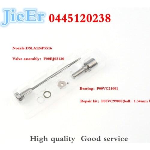 Injector overhaul kits Repair kit spare partsDSLA124P5516 F00RJ02130 for 0445120238
