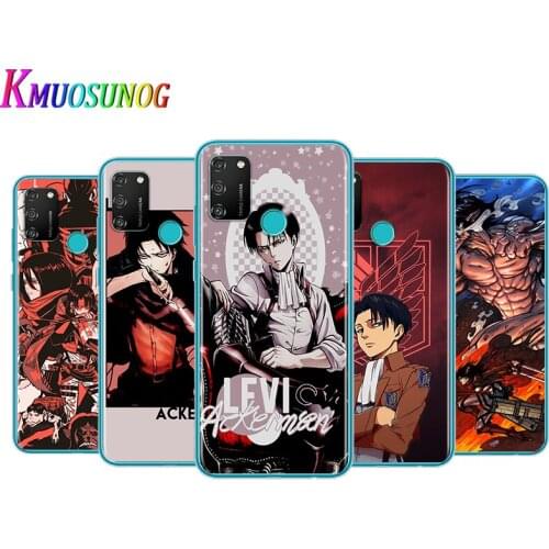 Transparent Cover Anime Japanese attack on Titan For Honor V30 View 20 V20 30i 30S 30 20S 20E 20i 20 Lite Pro Plus Phone Case