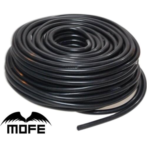 Mofe logo Silicone vacuum Hose Black 5m ID: 3MM 5MM Silicone pipe fast shipping