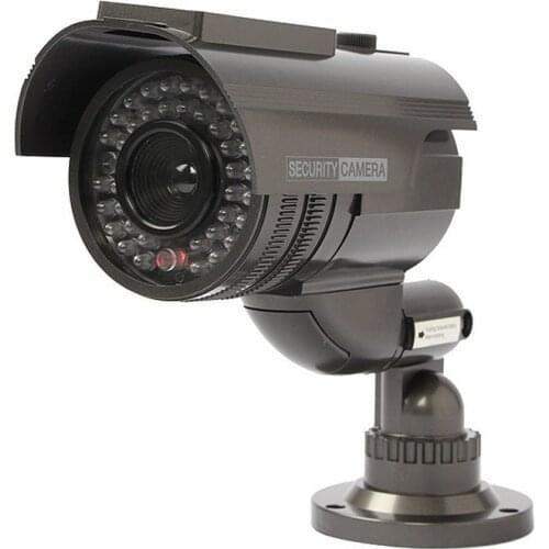 Solar Surveillance Camera Fake Gun Simulation Monitor