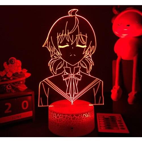 3D Anime Led Light Bloom Into You Night Light Yuu Koito Figure for Home Decoration Birthday Gift Manga Night Lamp Dropshipping