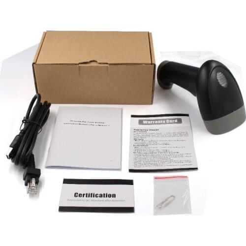 High Sensitive Handheld Portable Laser Barcode Scanner ZM4 Wired 2D USB Cable Bar Code Reader for POS System Supermarket