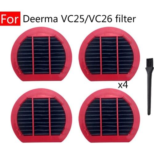 For Xiaomi Deerma VC25 VC26 Spare Parts Replaceable Hepa Filter Core Kit Smart Home Accessories Mop Robot Vacuum Cleaner Xaiomi
