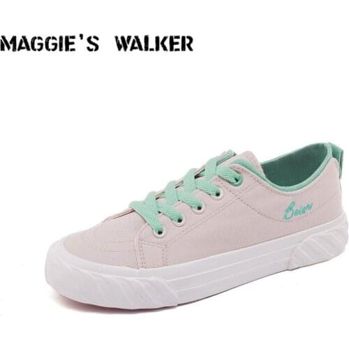 Maggies Walker Women Fashion Canvas shoes New Arrival Platform Lacing Casual Spring Shoes More Colors Size 35~40