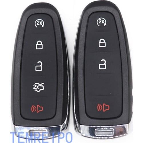 10pcs/lot 4 5 Buttons Remote Key Fob Case Shell For Ford Edge Explorer Escape Flex Focus