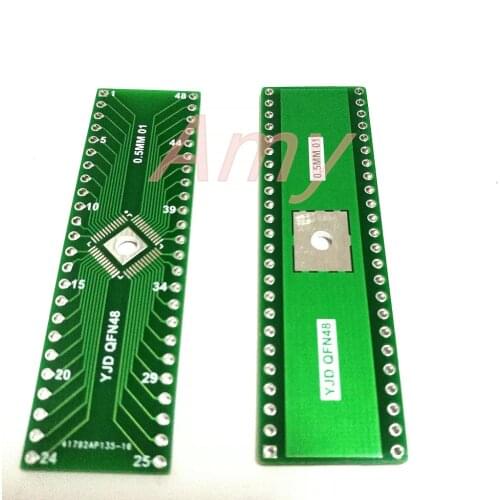 10pcs/lot QFN adapter plate 48p turn DIP 0.5mm