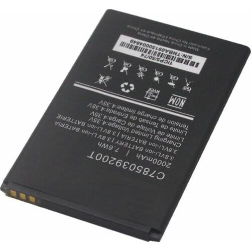 1x 2000mAh Battery C785039200T For BLU D090L, D090U, D110L, D110U, D490L, D490U, Dash G, Dash M2, Dash X2