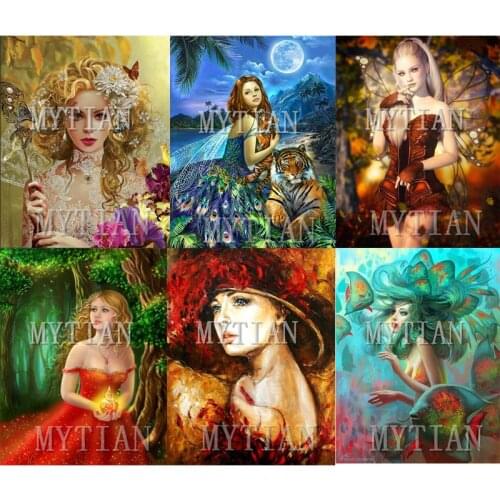 5d Diy Diamond Painting Beautiful gril full Square/round drill Rhinestone Picture Cross Stitch Kits 3D diy Diamond Embroidery