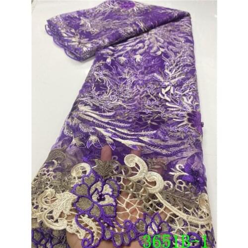 African Beaded Lace Fabric 2021 High Quality Lace Material Wine French Lace Fabric Nigerian Tulle Mesh Lace Fabrics