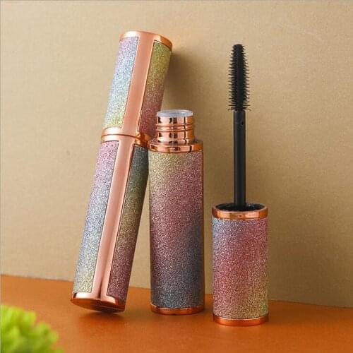 Diamond lipgloss tubes Lip Gloss Tubes Plastic Lip Balm Tube Lipstick Mini Sample Cosmetic Container With Silver Cap