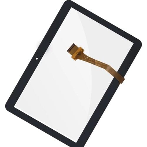 Para samsung galaxy tab 2 GT-P5100 p5100 p5110 n8000 painel da tela de toque digitador assembléia vidro frontal 10.1 "peças toqu