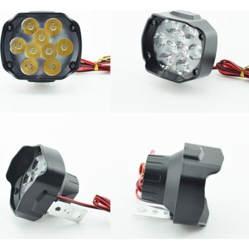 Motorcycles headlights 12v 6500k led working lights motorbike auxiliary lamp Super bright head lamp spotlights car fog light DRL