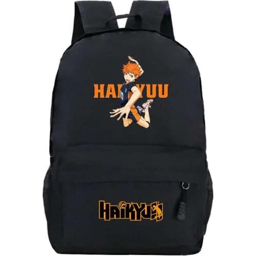 Haikyuu Anime Backpack Volleyball Teens Cool Bookbag Boys Students School Bags Mochila Children School Backpacks Men Travel Bag